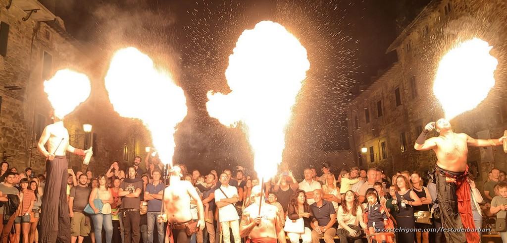 Festa dei Barbari - Castel Rigone - Focolieri