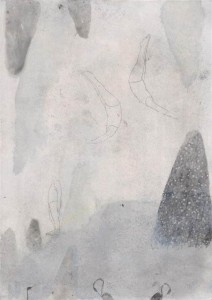2- Elisa Bertaglia, Profunde #4, 29,5x20,5 cm, olio, carboncino e grafite su carta, 2014