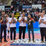 La premiazione nel derby Leonardo Cenci