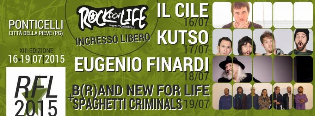 Il Cile apre Rock For Life Rock for Life 2015