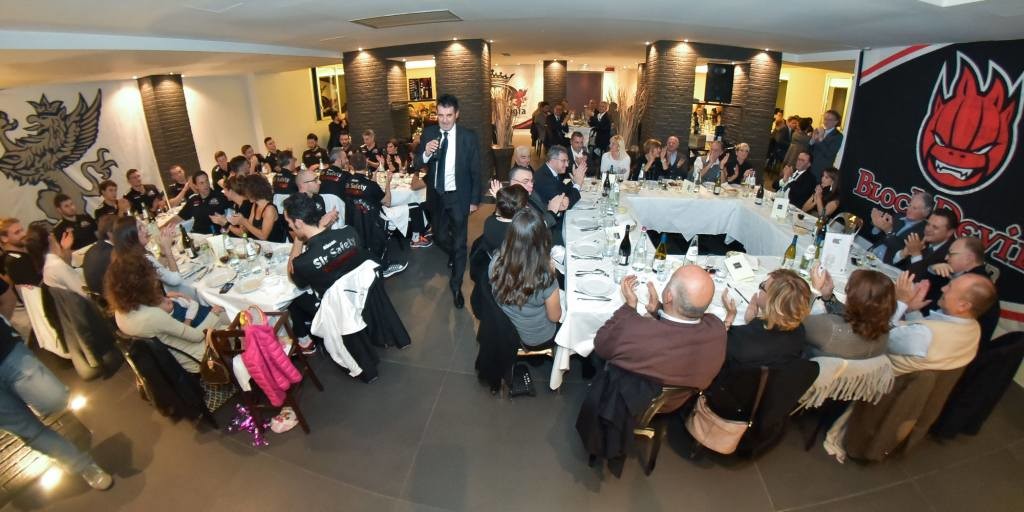 La cena di presentazione della Sir Safety Conad Perugia 2015-2016