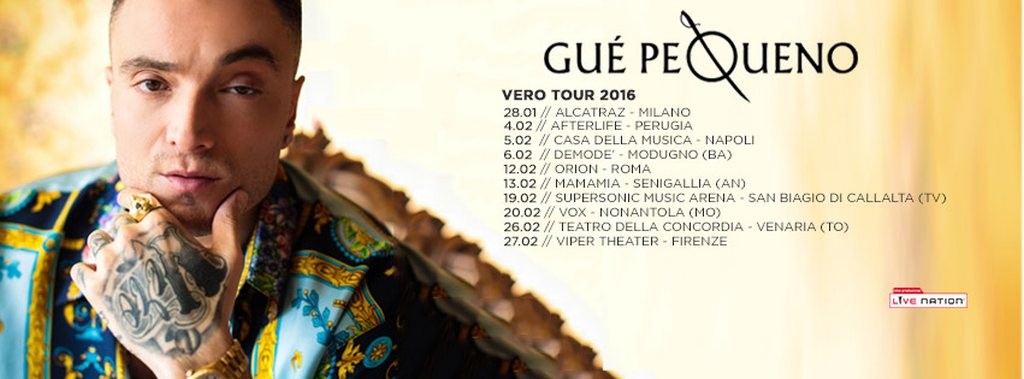 Guè Pequeno a Perugia Vero Tour 2016