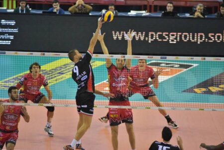 La Sir sconfigge Molfetta dell’Ex Barone 3-0. Oggi Coppa Cev a PRESOV