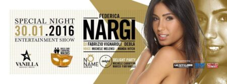 Federica Nargi ospite al Vanilla Discoteca Perugia