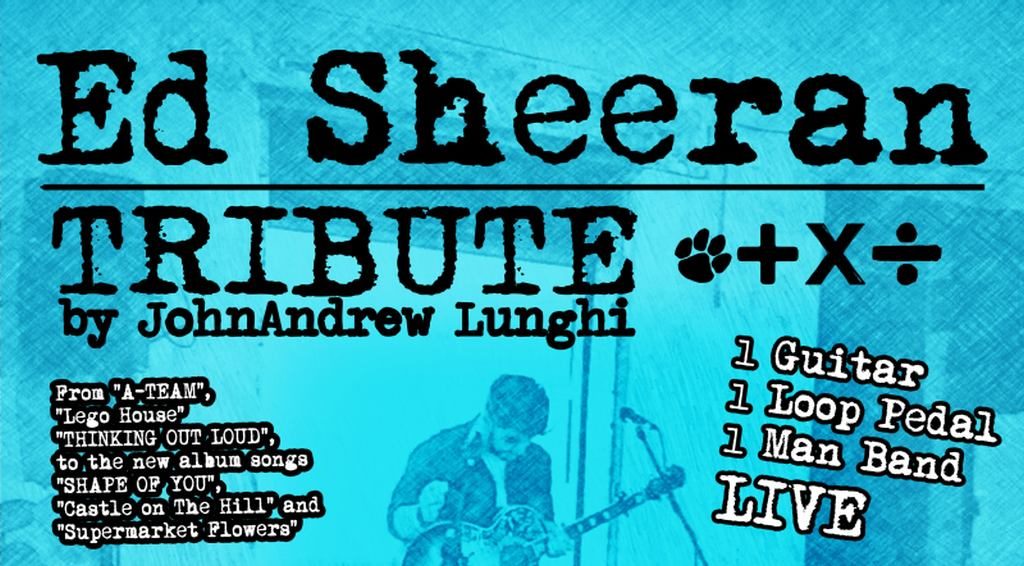 Ed Sheeran tribute band Domenica live al Gesto
