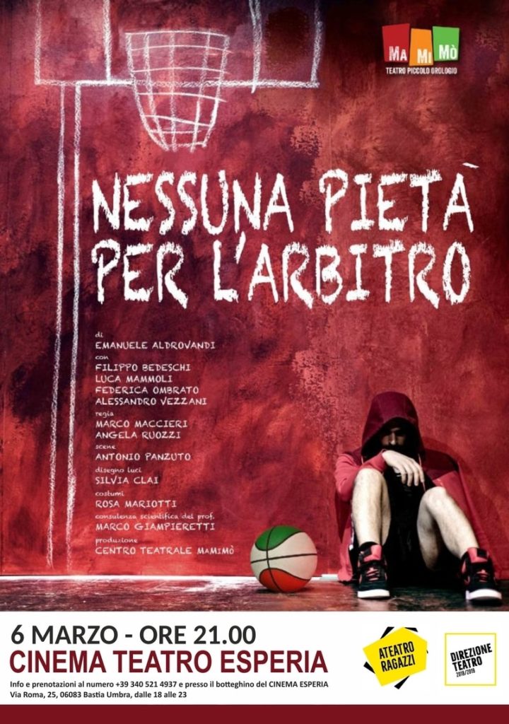 Al Teatro Esperia di Bastia va in scena Nessuna pietà per l’arbitro