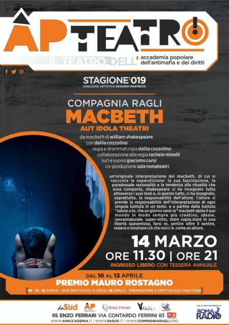 ÀP Teatro Roma presenta MACBETH aut Idola Theatri | 14 Marzo