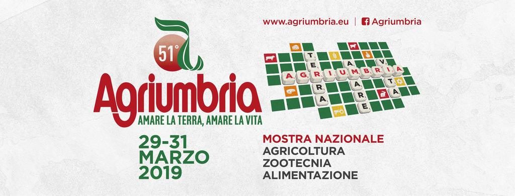 Agriumbria 2019: attesi 75.000 visitatori da tutta Italia
