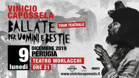 Vinicio Capossela al Morlacchi di Perugia | Ballate per uomini e bestie Tour Vinicio Capossela Morlacchi Perugia