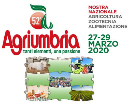 Agriumbria si farà! Annunciate le nuove date 18/20 settembre 2020
